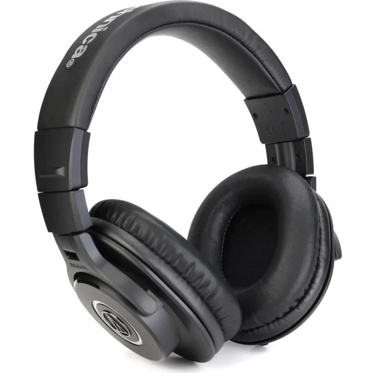 Audio-Technica ATH-M40X Noise cancelling Gaming Headphone Bluetooth with microphone - Black Refurbished - Audio-Technica refurbished available on Backmarket