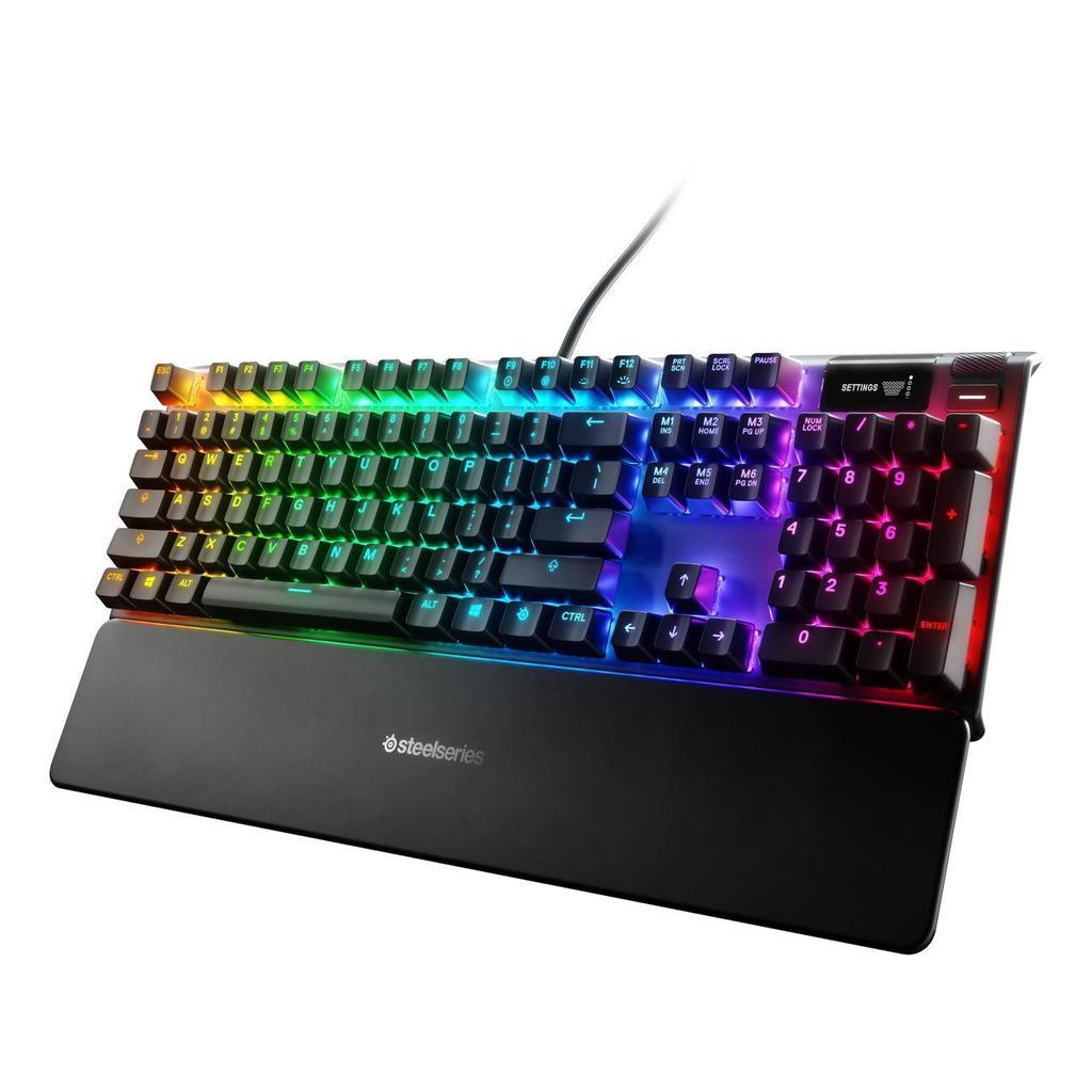 Steelseries Keyboard QWERTY Backlit Keyboard Apex Pro 64626 Refurbished - SteelSeries refurbished available on Backmarket