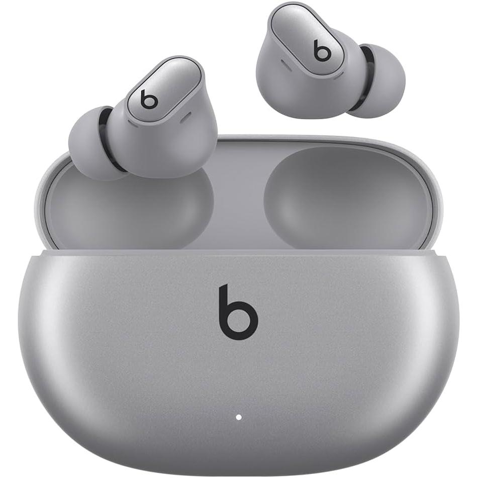 Beats Buds Plus True Earbud Noise-Cancelling Bluetooth Earphones - Silver Refurbished - Beats by Dre refurbished available on Backmarket