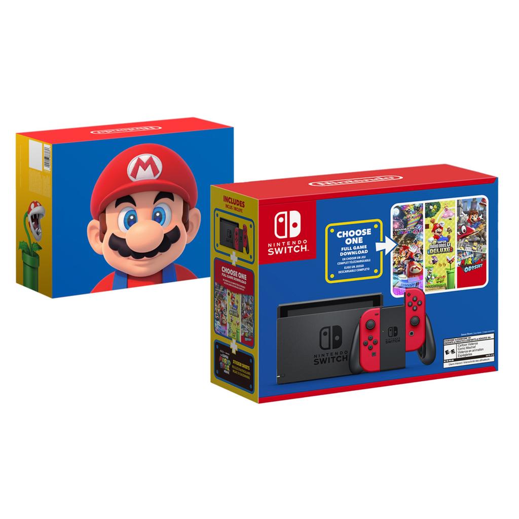 Switch 32GB - Red - Limited edition Mario Choose One Bundle Refurbished - Nintendo refurbished available on Backmarket
