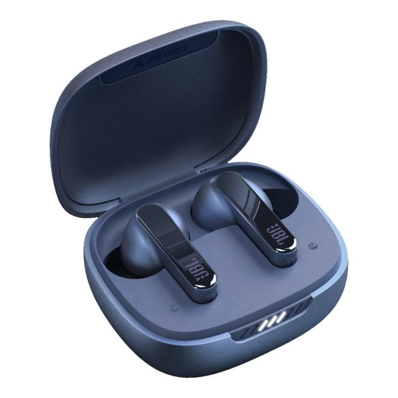 JBL Live Pro 2 TWS Noise-Cancelling Bluetooth Earphones - Blue Reconditionné - JBL refurbished available on Backmarket