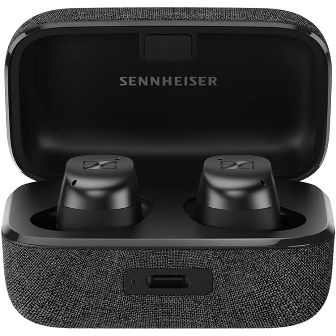Sennheiser Consumer Audio MomentumTrue Earbud Noise-Cancelling Bluetooth Earphones - Black Refurbished - Sennheiser refurbished available on Backmarket