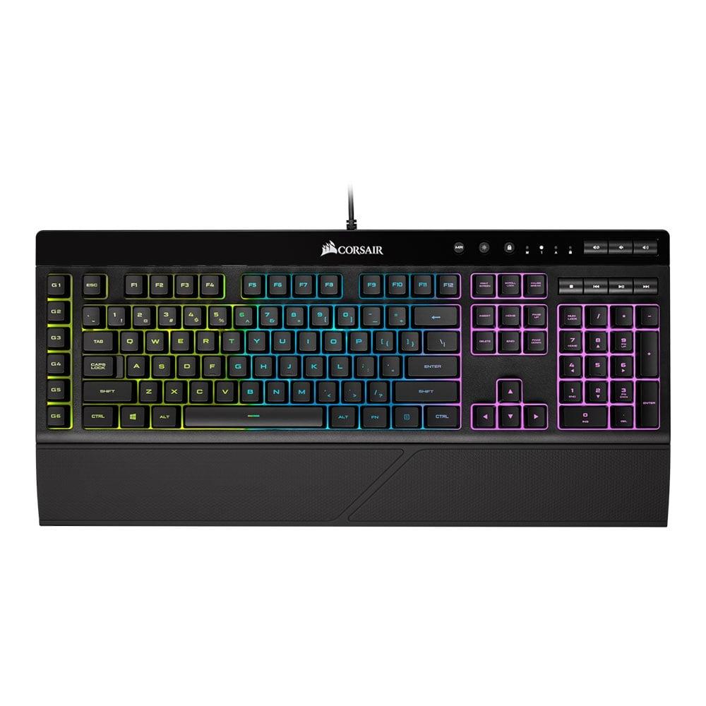 Corsair Keyboard QWERTY Wireless Backlit Keyboard K55 RGB Refurbished - Corsair refurbished available on Backmarket