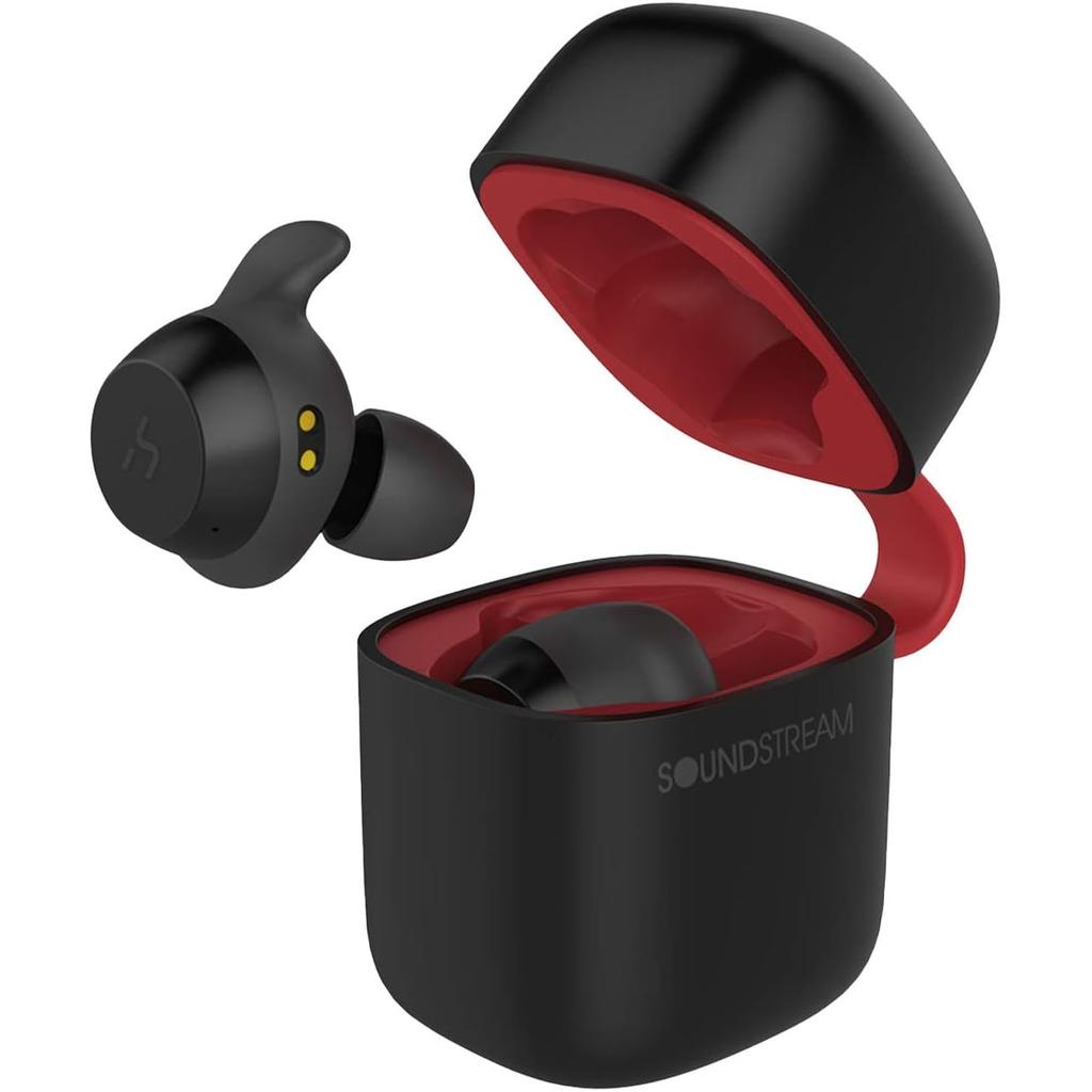 SOUNDSTREAM H2Go Earbud Bluetooth Earphones - Black Refurbished - Soundstream refurbished available on Backmarket