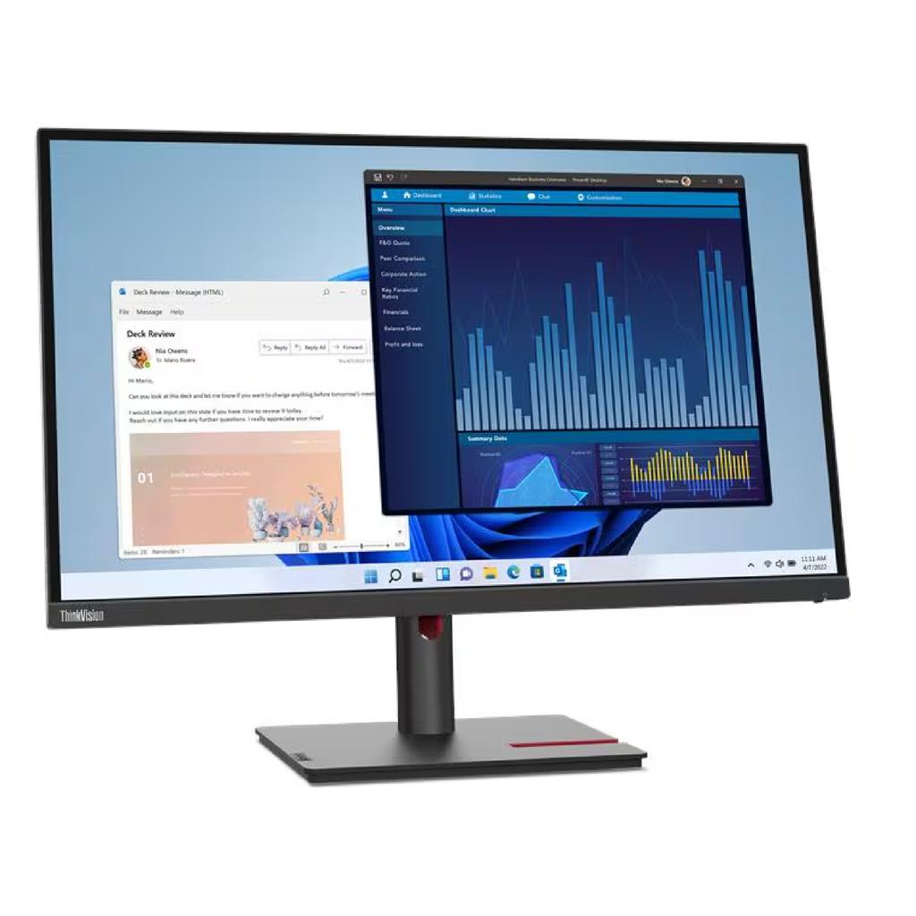 Lenovo 27-inch Monitor 3840 x 2160 LCD (ThinkVision T27p-30) Refurbished - Lenovo refurbished available on Backmarket
