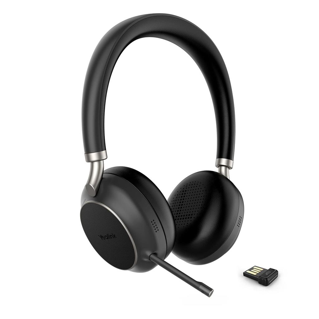 Yealink YEA-BH76-BLK-TEAMS Noise cancelling Headphone with microphone - Negro Refurbished - Yealink refurbished available on Backmarket