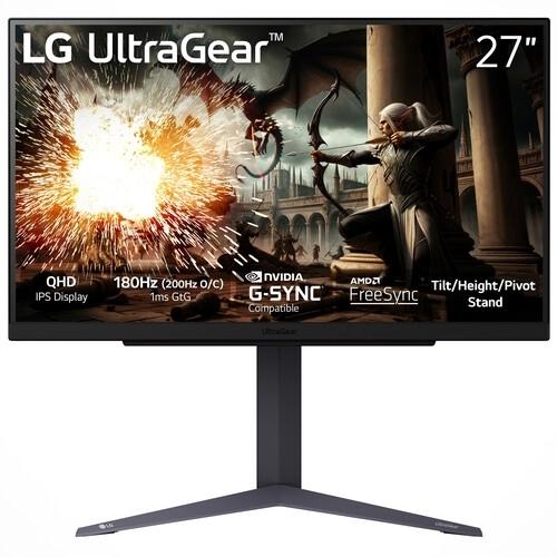 LG 27-inch Monitor 2560 x 1440 LCD (27GS75Q-B UltraGear) Refurbished - LG Electronics refurbished available on Backmarket