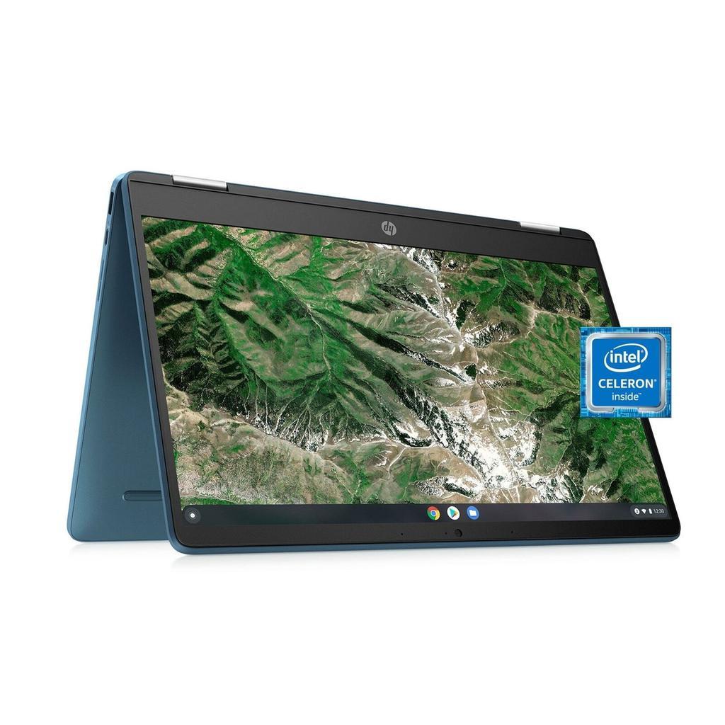 HP ChromeBook X360 Celeron N4020 1.1 GHz 64 GB eMMC - 4 GB Refurbished - Hewlett-Packard (ou HP en abrégé) refurbished available on Backmarket