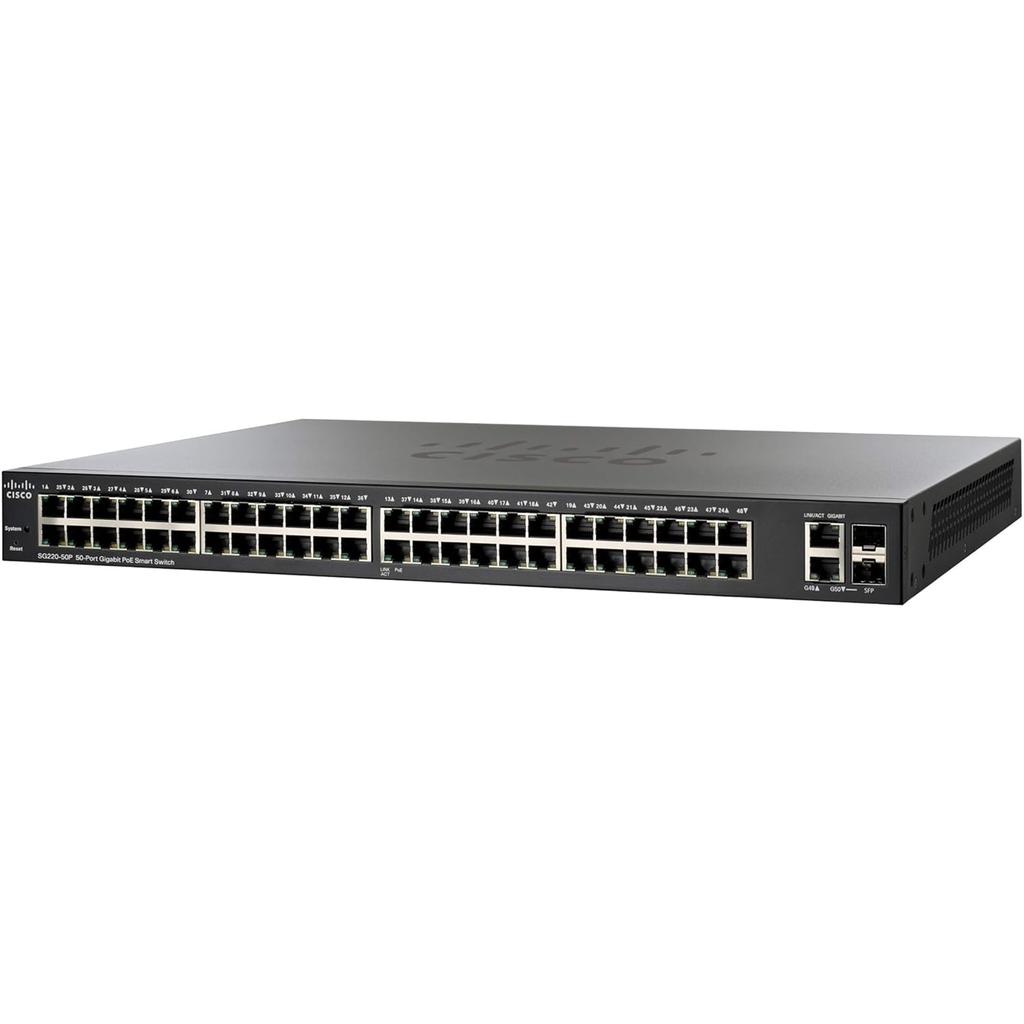 Cisco SG220-50P-K9 Hub Refurbished - Cisco Systems Inc. refurbished available on Backmarket