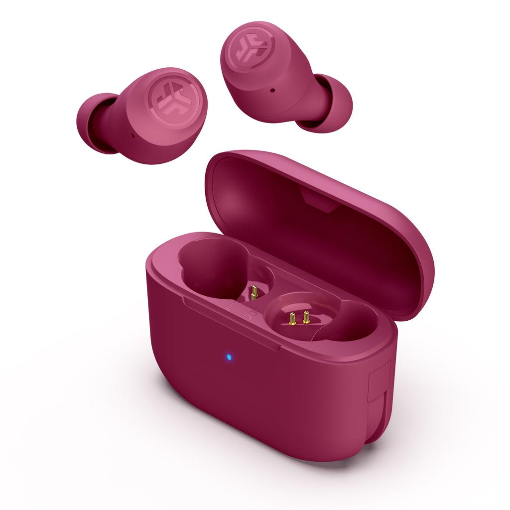 Jlab Go POP+ Earbud Noise-Cancelling Bluetooth Earphones - Red Refurbished - JLab Audio refurbished available on Backmarket