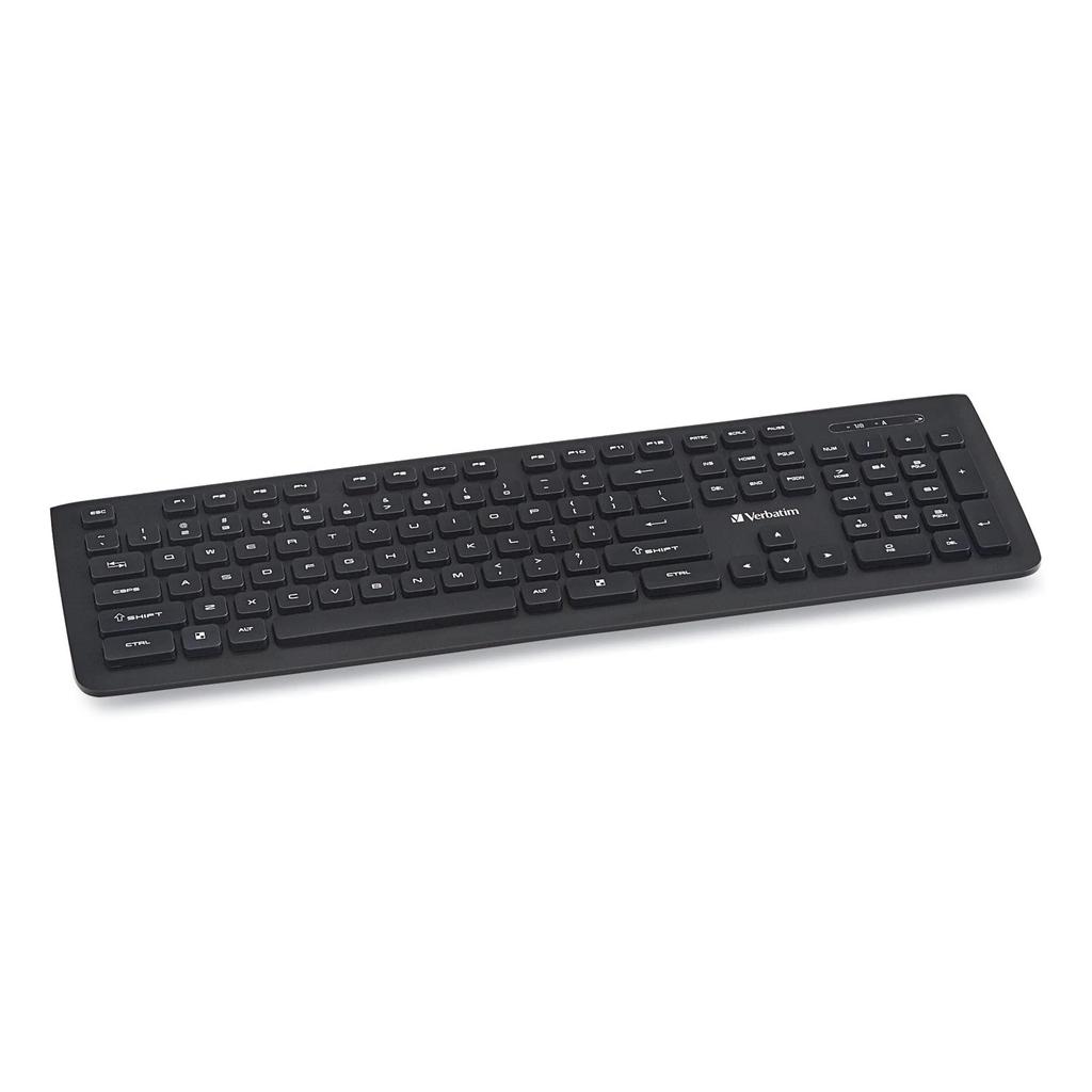 Verbatim Keyboard QWERTY Wireless Black Reconditionné - Verbatim refurbished available on Backmarket