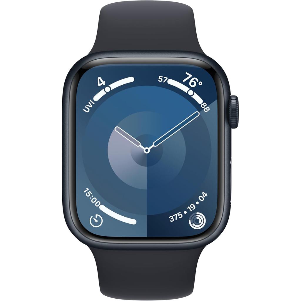 Apple Watch Series 9 (2023) GPS 45 mm - Aluminium Midnight - Sport band Midnight Reconditionné - Apple refurbished available on Backmarket