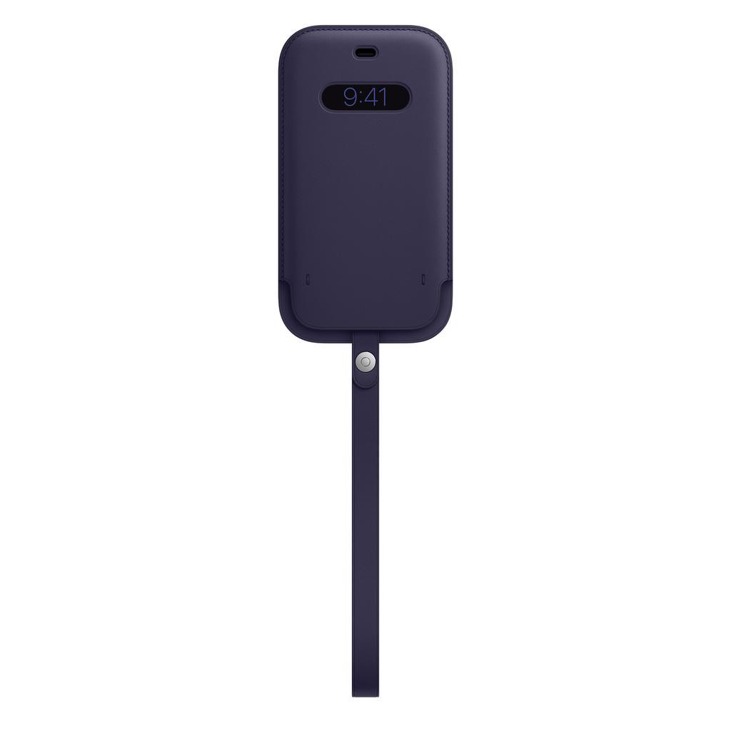 Apple Sleeve iPhone 12 mini - Leather Deep Violet Refurbished - Apple refurbished available on Backmarket