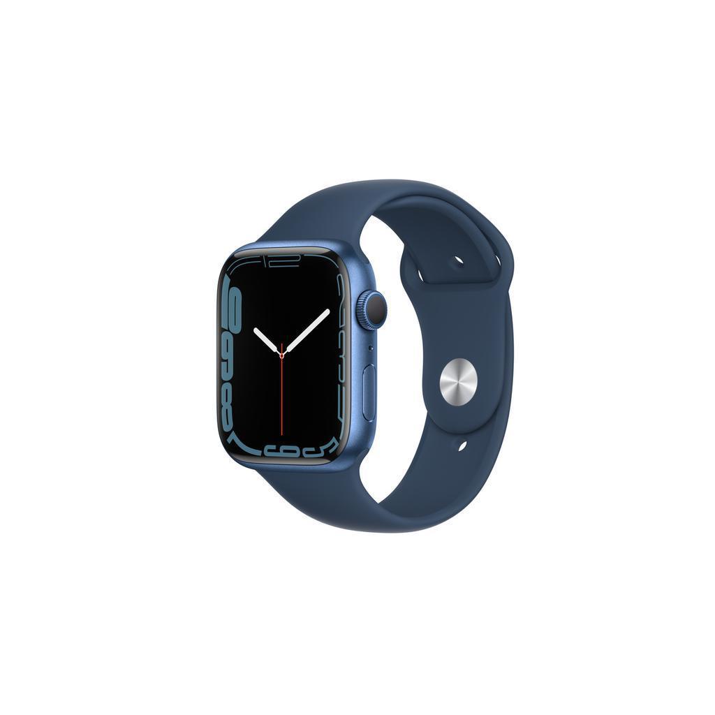 Apple Watch Series 7 (2021) GPS 45 mm - Aluminium Blue - Sport band Blue Refurbished - Apple refurbished available on Backmarket