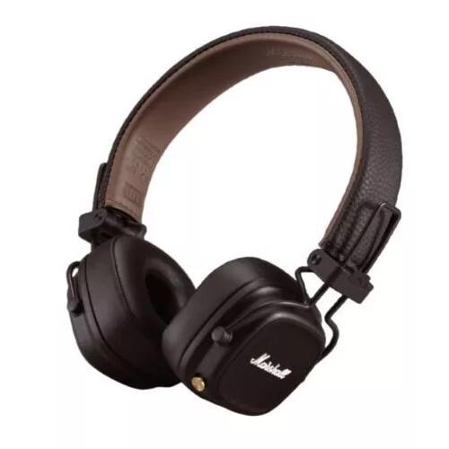 Marshall Major IV Noise cancelling Headphone Bluetooth with microphone - Brown Refurbished - Marshall refurbished available on Backmarket