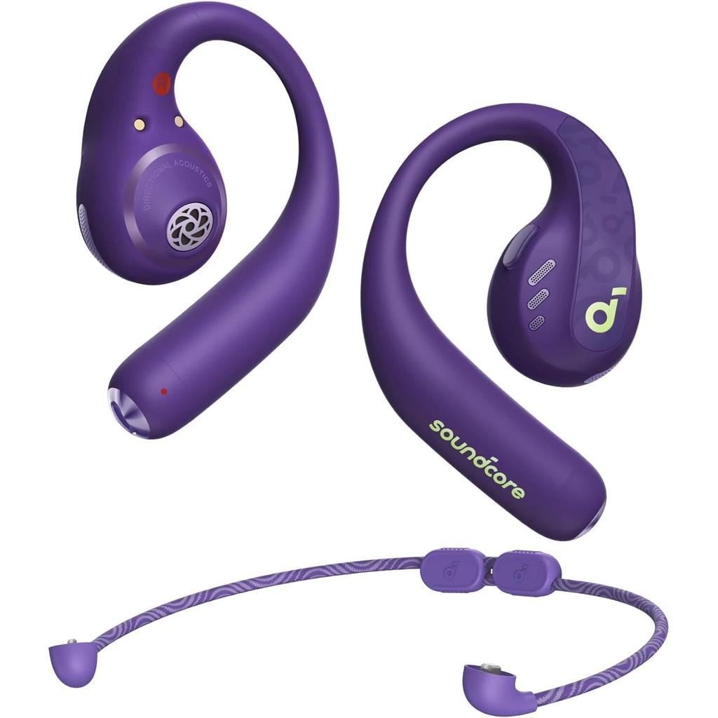 Soundcore AeroFit Pro Earbud Bluetooth Earphones - Purple Refurbished - Anker Soundcore refurbished available on Backmarket