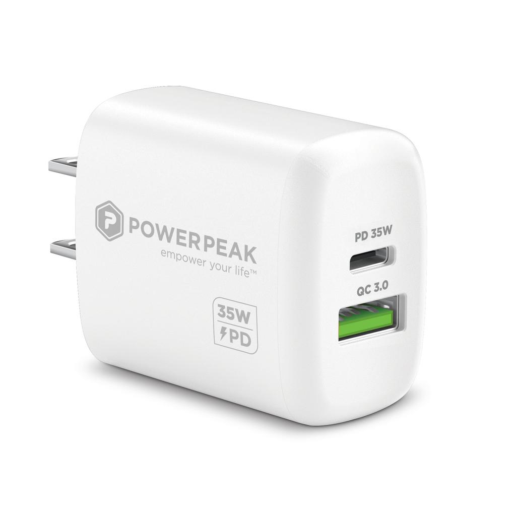 Powerp PD Wall Dual Port Charger 35W Smartphone Accessories Refurbished - N/A (Il n'y a pas assez d'in refurbished available on Backmarket