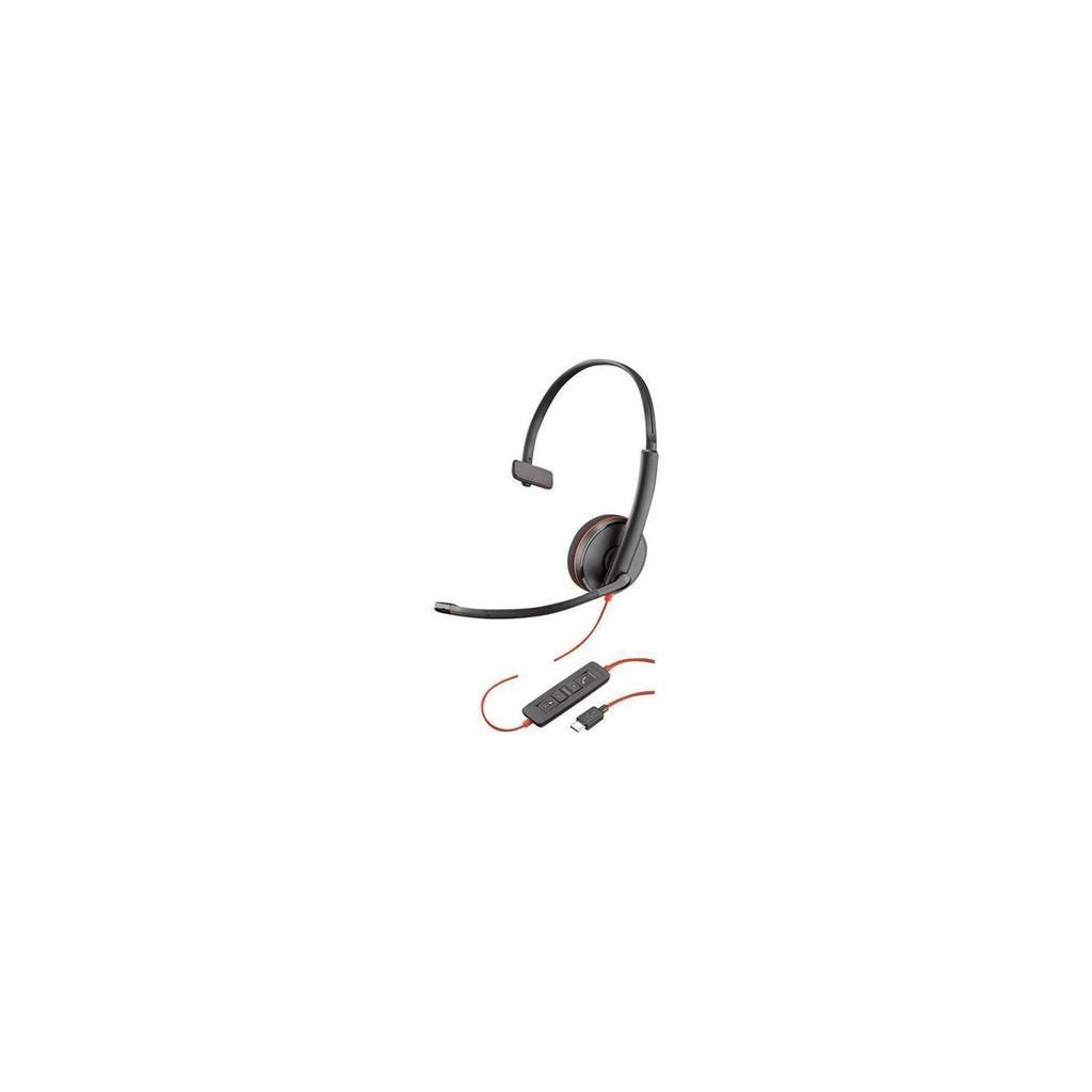 Plantronics Blackwire C3210 Headphone with microphone - Black Reconditionné - Plantronics refurbished available on Backmarket