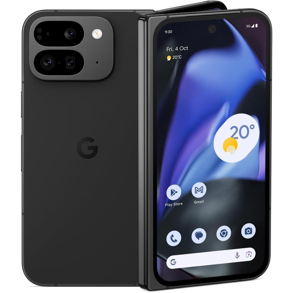 Google Pixel 9 Pro Fold 512GB - Black - Unlocked Refurbished - Google refurbished available on Backmarket