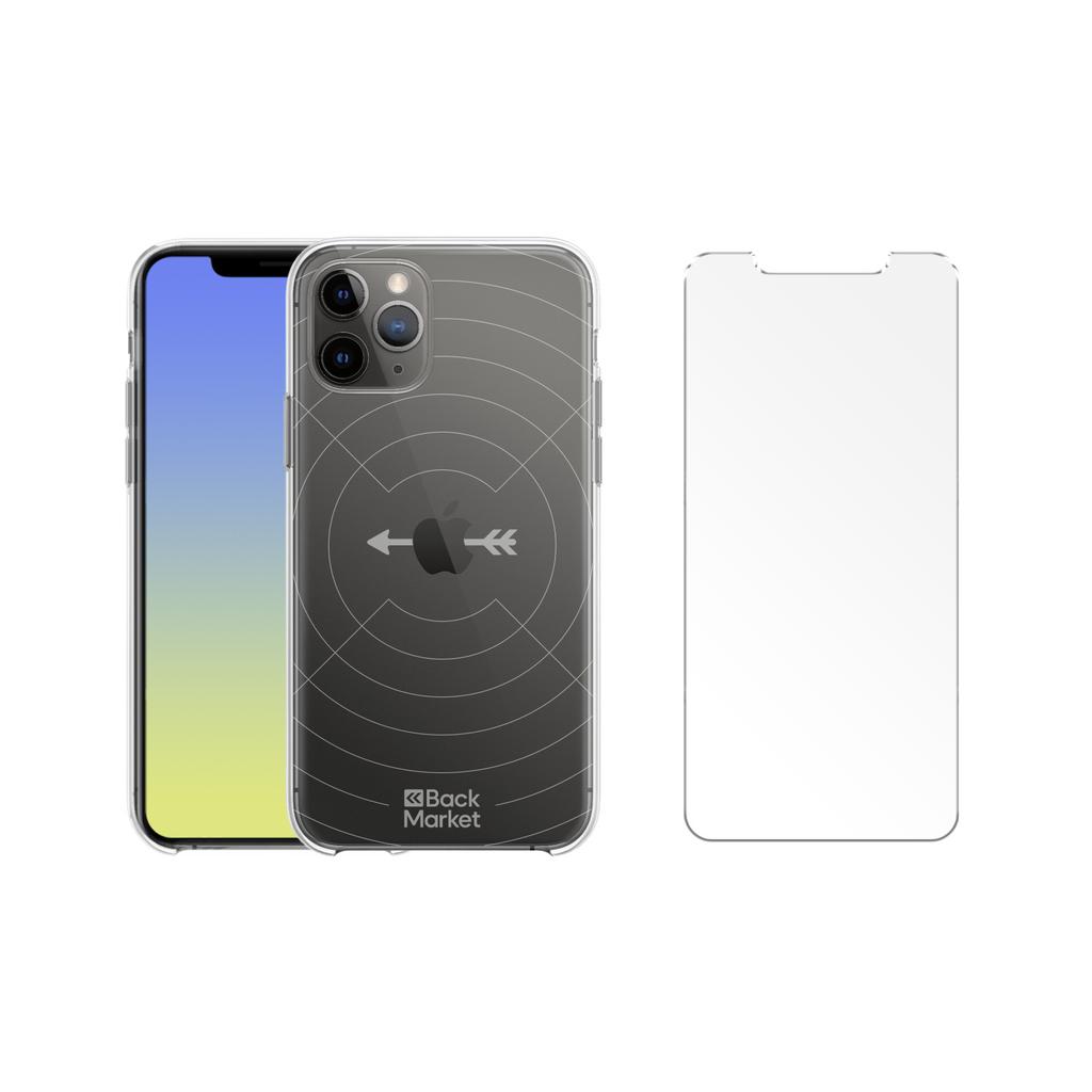 Back Market Case iPhone 11 Pro and protective screen - GRS 4.0 Recycled plastic - Transparent Refurbished - Back Market refurbished available on Backmarket