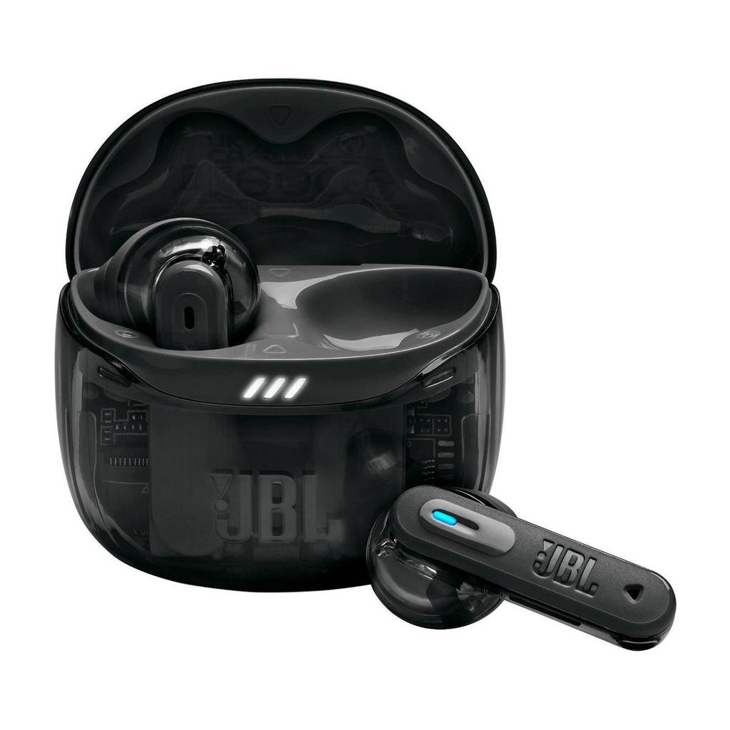 JBL Tune Flex 2 Earbud Noise-Cancelling Bluetooth Earphones - Ghost Black Refurbished - JBL refurbished available on Backmarket
