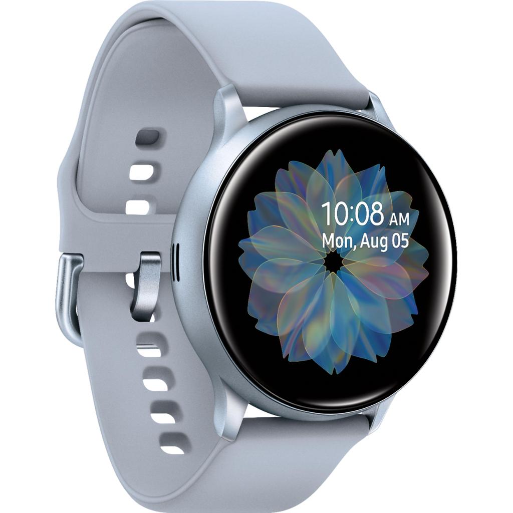 Samsung Smart Watch Galaxy Watch Active2 HR GPS - Cloud Silver Reconditionné - Samsung refurbished available on Backmarket