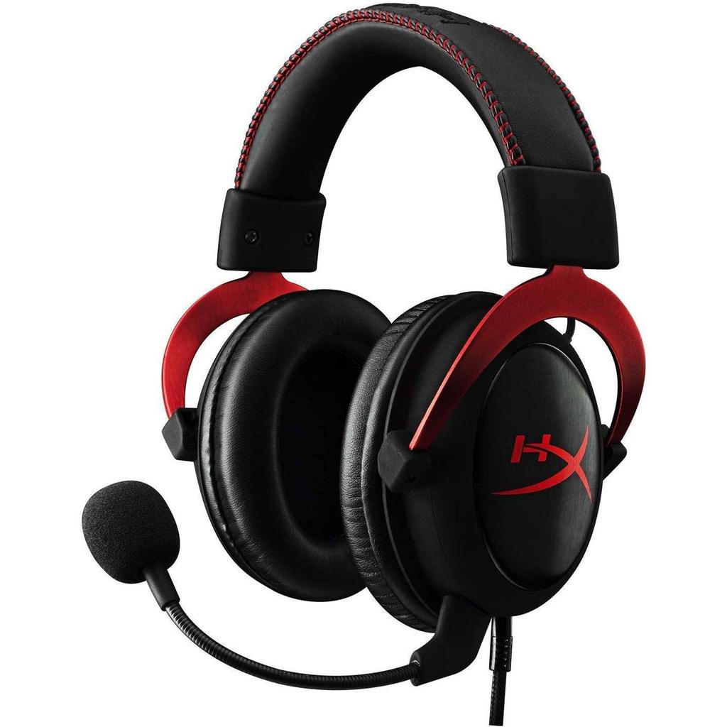 Hyperx KHX-HSCP-RDRC Noise cancelling Gaming Headphone with microphone - Black/Red Refurbished - HyperX refurbished available on Backmarket