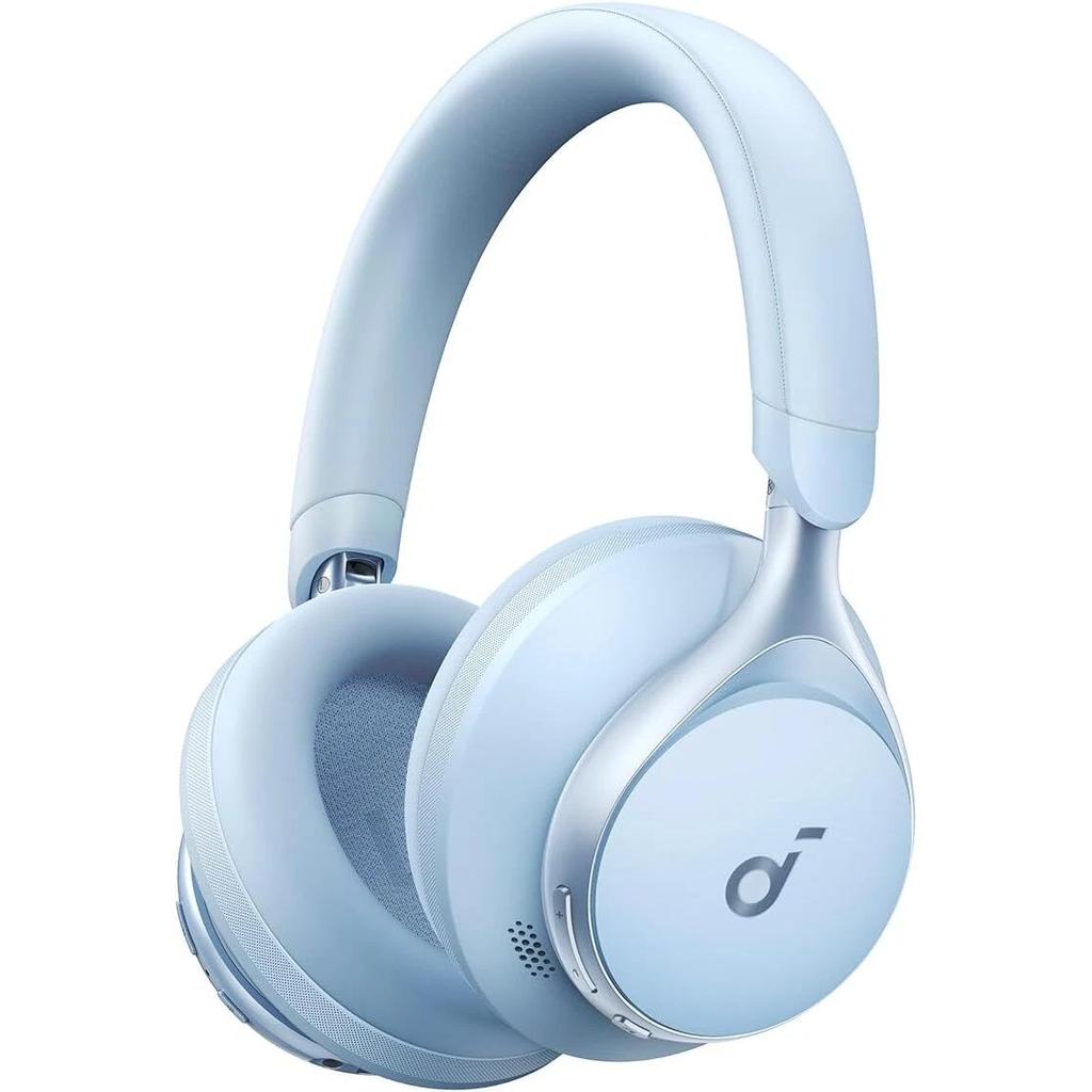 Soundcore Space One Noise cancelling Headphone Bluetooth with microphone - Blue Refurbished - Anker Soundcore refurbished available on Backmarket