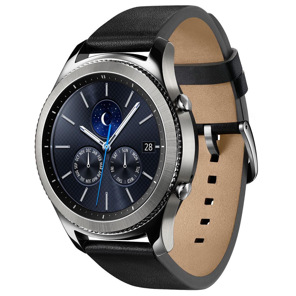 Samsung Smart Watch Gear S3 Classic HR GPS - Silver Reconditionné - Samsung refurbished available on Backmarket