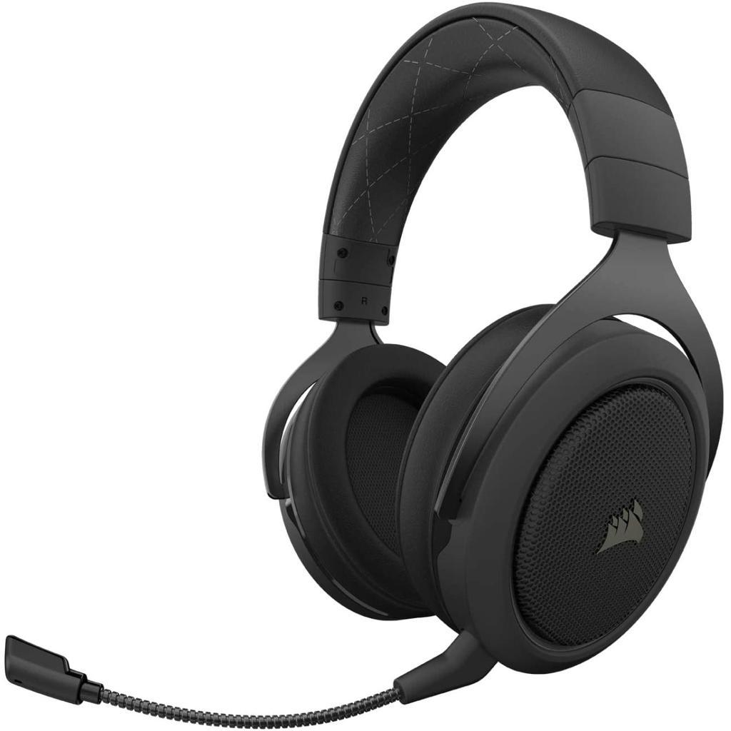 Corsair HS70 Pro Noise cancelling Gaming Headphone Bluetooth with microphone - Black Refurbished - Corsair refurbished available on Backmarket