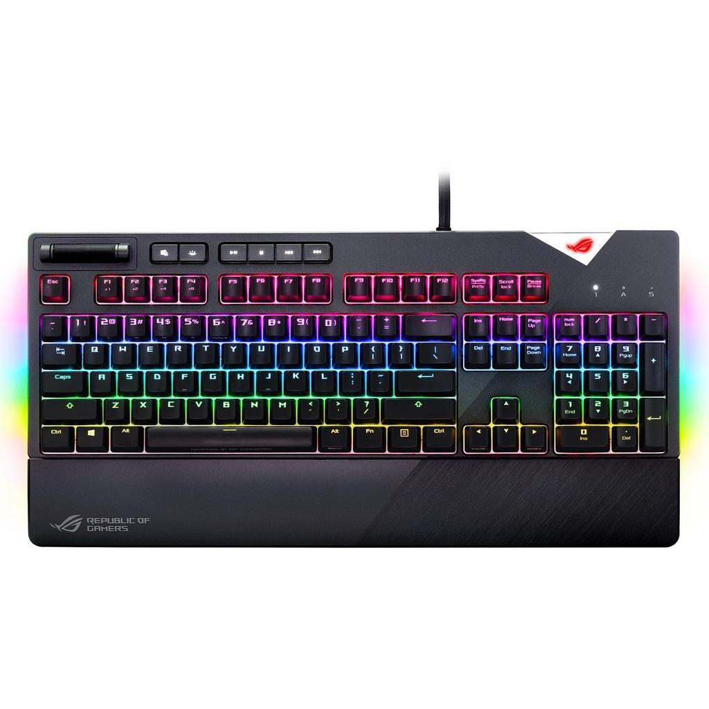 Asus Keyboard QWERTY Backlit Keyboard ROG Strix Flare (Cherry MX Red) Refurbished - Asus refurbished available on Backmarket