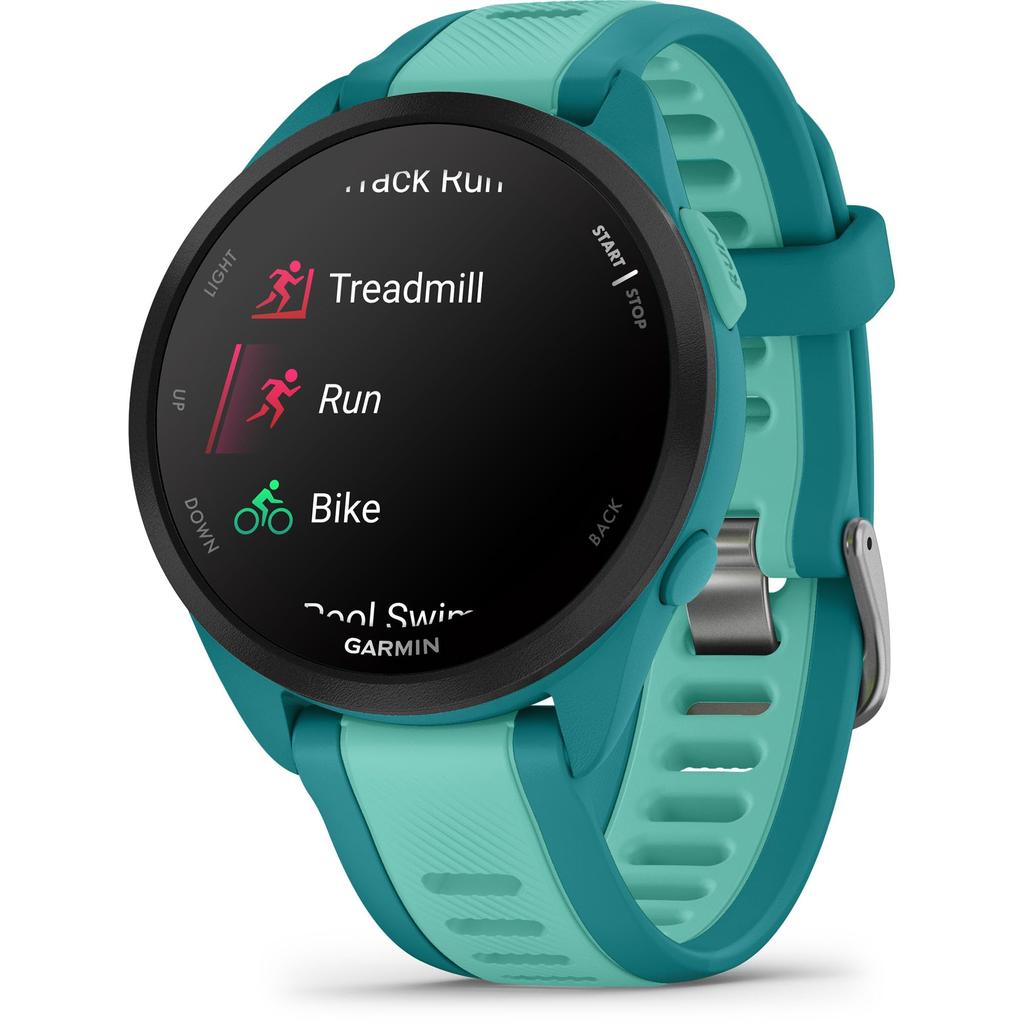 Garmin Smart Watch Forerunner 165 HR GPS - Blue Reconditionné - Garmin refurbished available on Backmarket