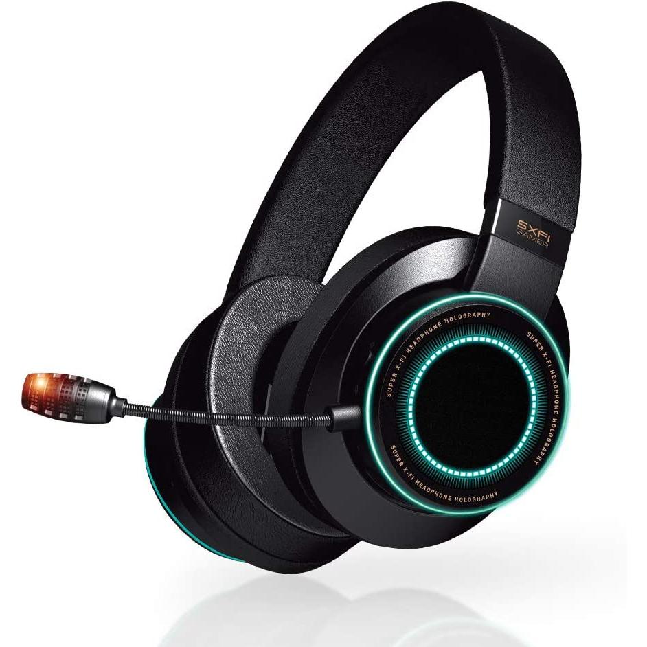 Creative SXFI Gaming Headphone Bluetooth with microphone - Black Reconditionné - Creative refurbished available on Backmarket