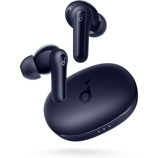 Soundcore Anker Life P2 Mini Earbud Noise-Cancelling Bluetooth Earphones - Blue Reconditionné - Anker Soundcore refurbished available on Backmarket