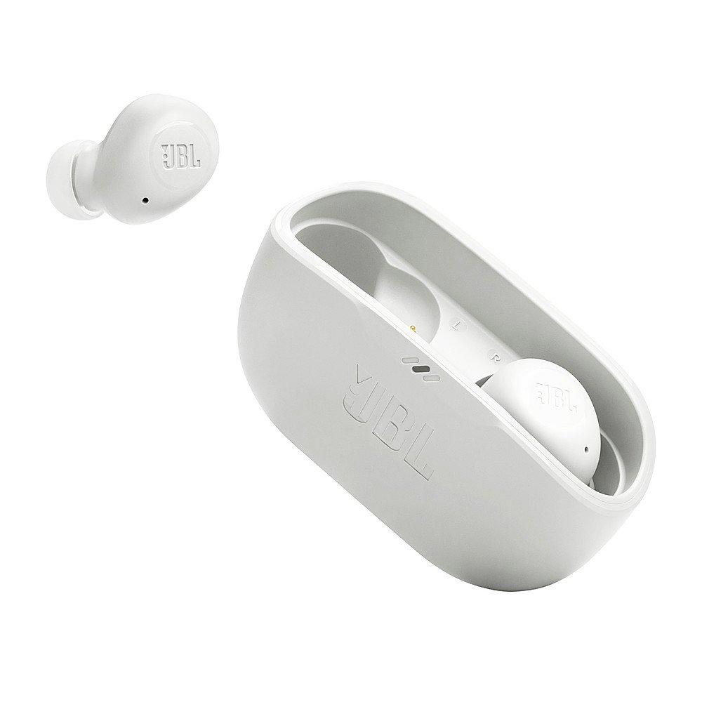 JBL Vibe Buds Earbud Bluetooth Earphones - White Refurbished - JBL refurbished available on Backmarket