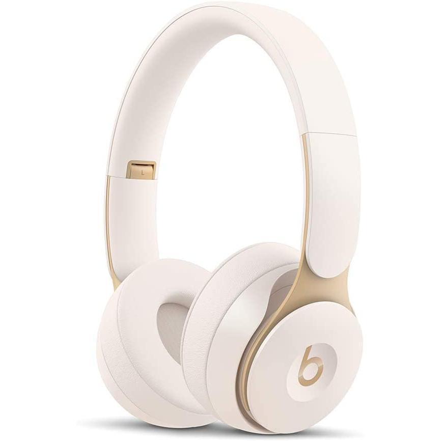 Beats By Dr. Dre Beats Solo Pro Wireless Noise cancelling Headphone Bluetooth with microphone - Ivory Refurbished - Beats by Dr. Dre refurbished available on Backmarket