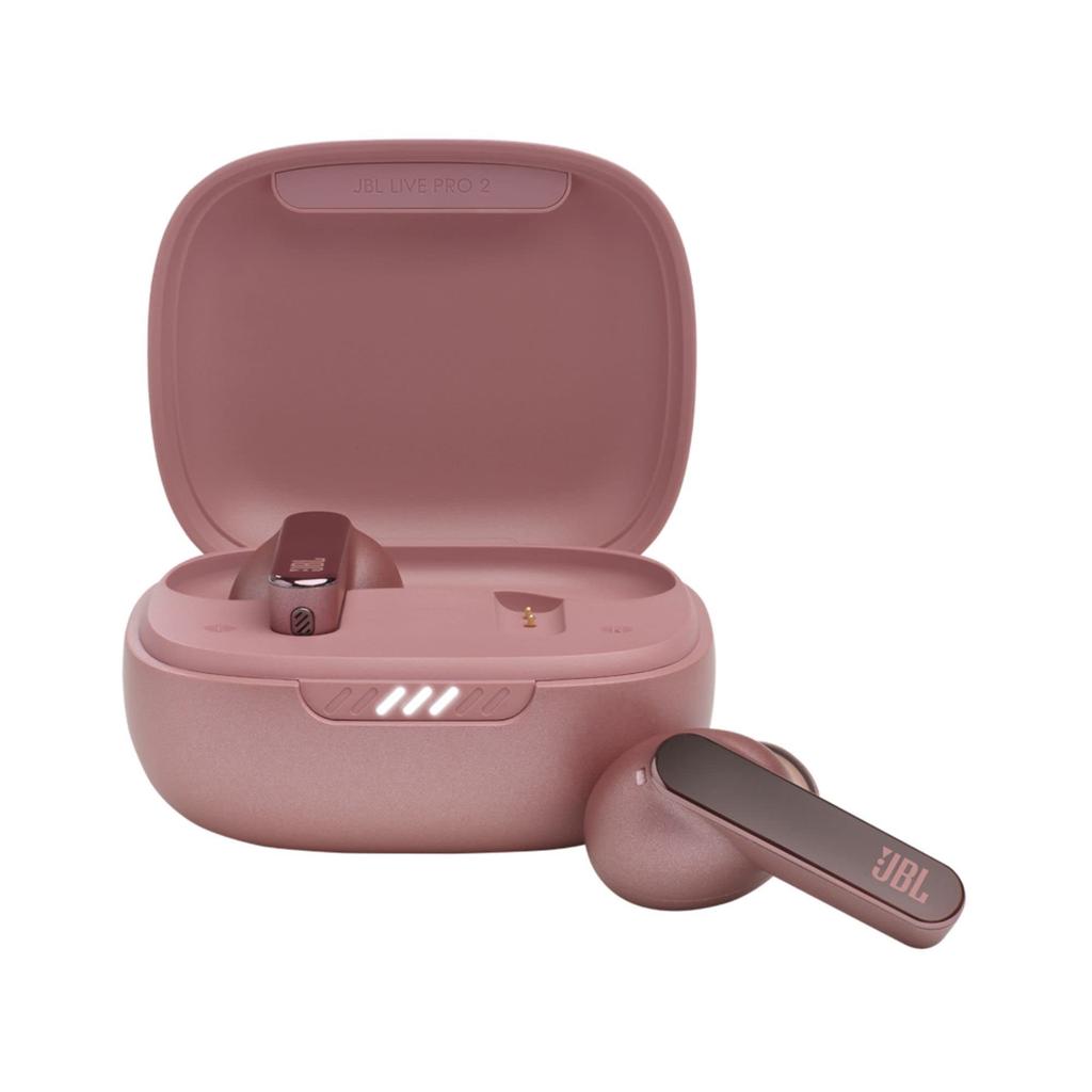 JBL Live Pro 2 Earbud Noise-Cancelling Bluetooth Earphones - Pink Reconditionné - JBL refurbished available on Backmarket