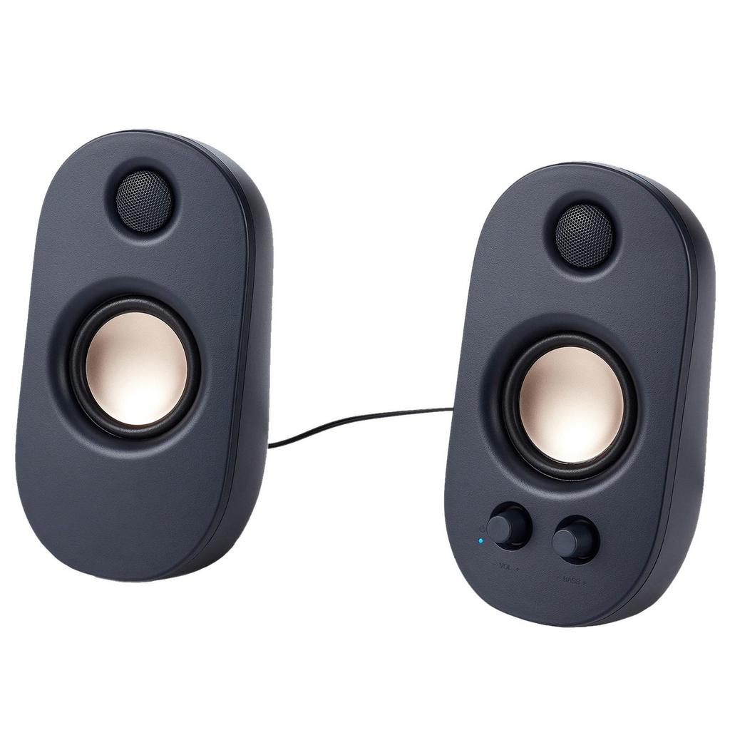 Onn. 100009050 speakers - Black Refurbished - ONN (note: ONN is a brand of electronics sold by Wal refurbished available on Backmarket