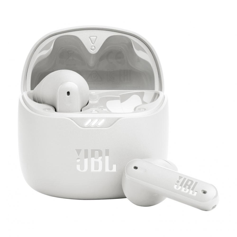 JBLTFLEXWHTAM Earbud Noise-Cancelling Bluetooth Earphones - White Refurbished - JBL refurbished available on Backmarket