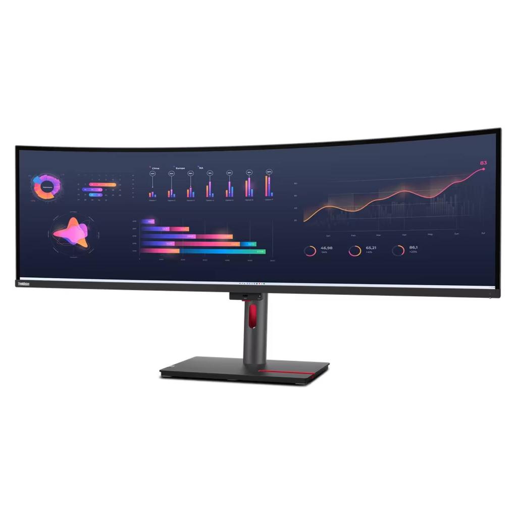 Lenovo 49-inch Monitor 5120 x 1440 LCD (Thinkvision P49W-30) Refurbished - Lenovo refurbished available on Backmarket