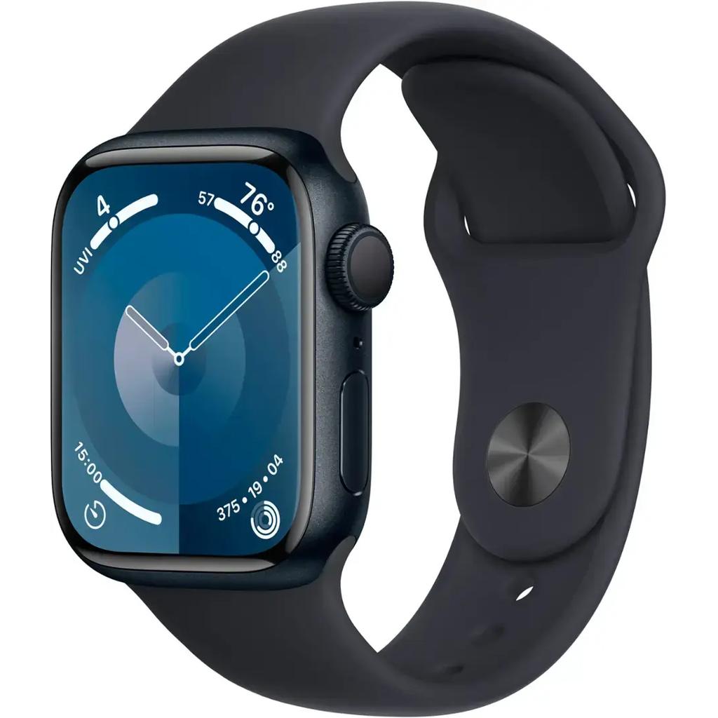 Apple Watch Series 9 (2023) GPS + Cellular 41 mm - Aluminium Midnight - Sport band Midnight Reconditionné - Apple refurbished available on Backmarket