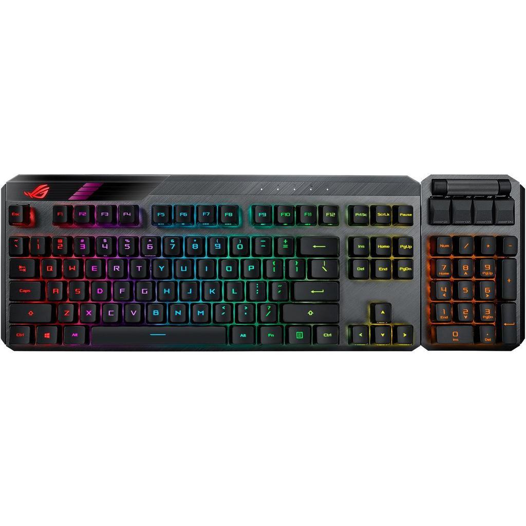 Asus Keyboard QWERTY Wireless Backlit Keyboard ROG Claymore II Refurbished - Asus refurbished available on Backmarket