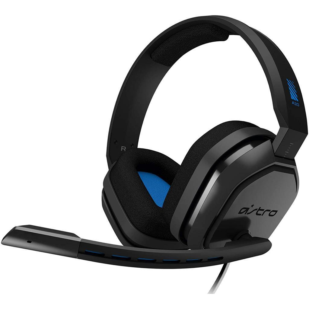 Logitech Astro A10 Noise cancelling Gaming Headphone with microphone - Black/Blue Refurbished - Logitech refurbished available on Backmarket