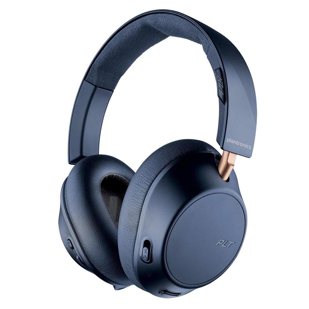 Plantronics BackBeat Go 810 Noise cancelling Headphone Bluetooth with microphone - Blue Reconditionné - Plantronics refurbished available on Backmarket