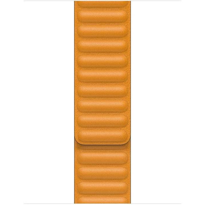 Apple Watch Band Leather Link 44mm - California Poppy - L Refurbished - Apple refurbished available on Backmarket