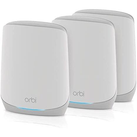 NETGEAR Orbi AX5400 WiFi 6 Mesh 1 Router 2 Satellites RBK763S-100NAS - White Refurbished - Netgear refurbished available on Backmarket