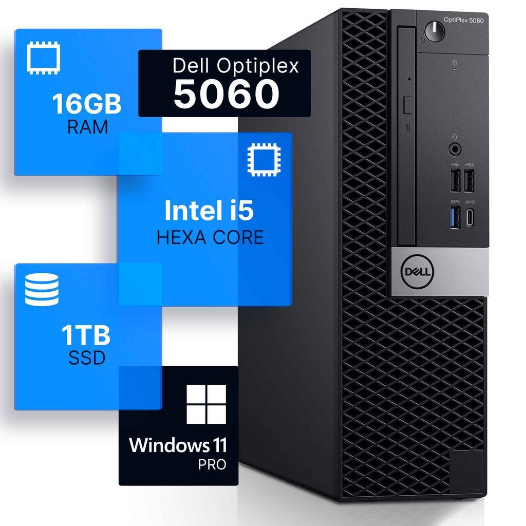 Dell OptiPlex 5060 Core i5 3 GHz - SSD 1 TB RAM 16GB Refurbished - Dell refurbished available on Backmarket