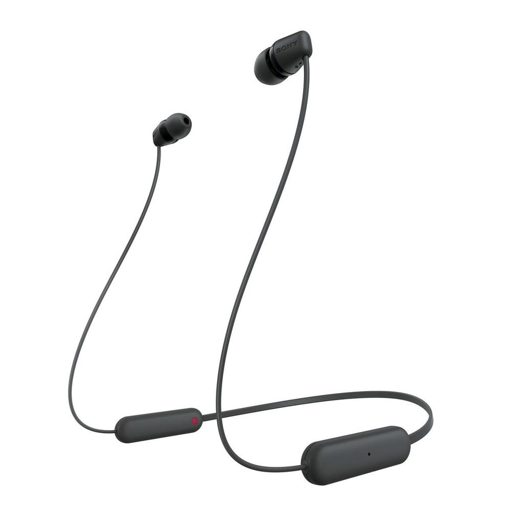 Sony WI-C100B Earbud Bluetooth Earphones - Black Refurbished - Sony refurbished available on Backmarket
