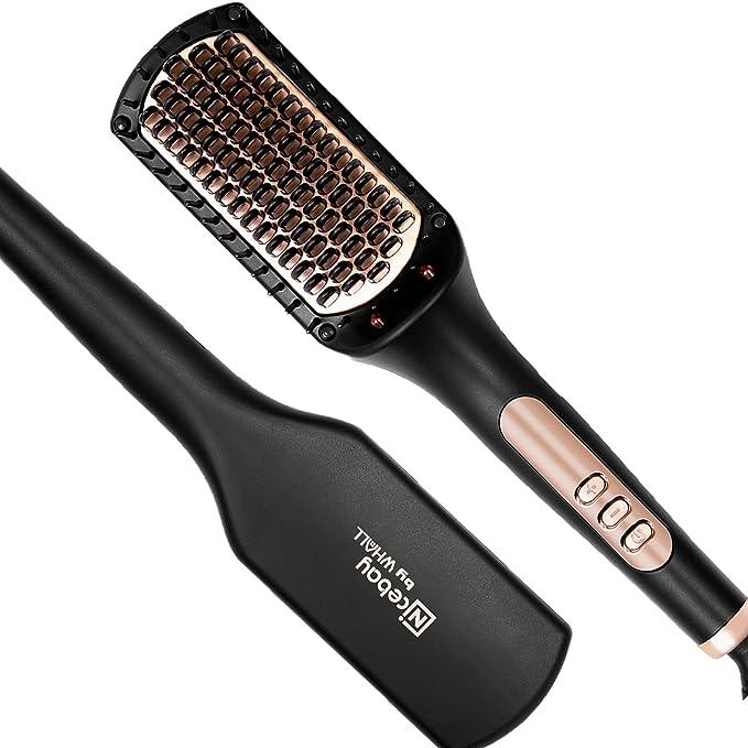 Nicebay Hair Straightener Brush Negative Ion Hair - Black Hair straightener Refurbished - eBay (il s'agit probablement d'une erreur de refurbished available on Backmarket