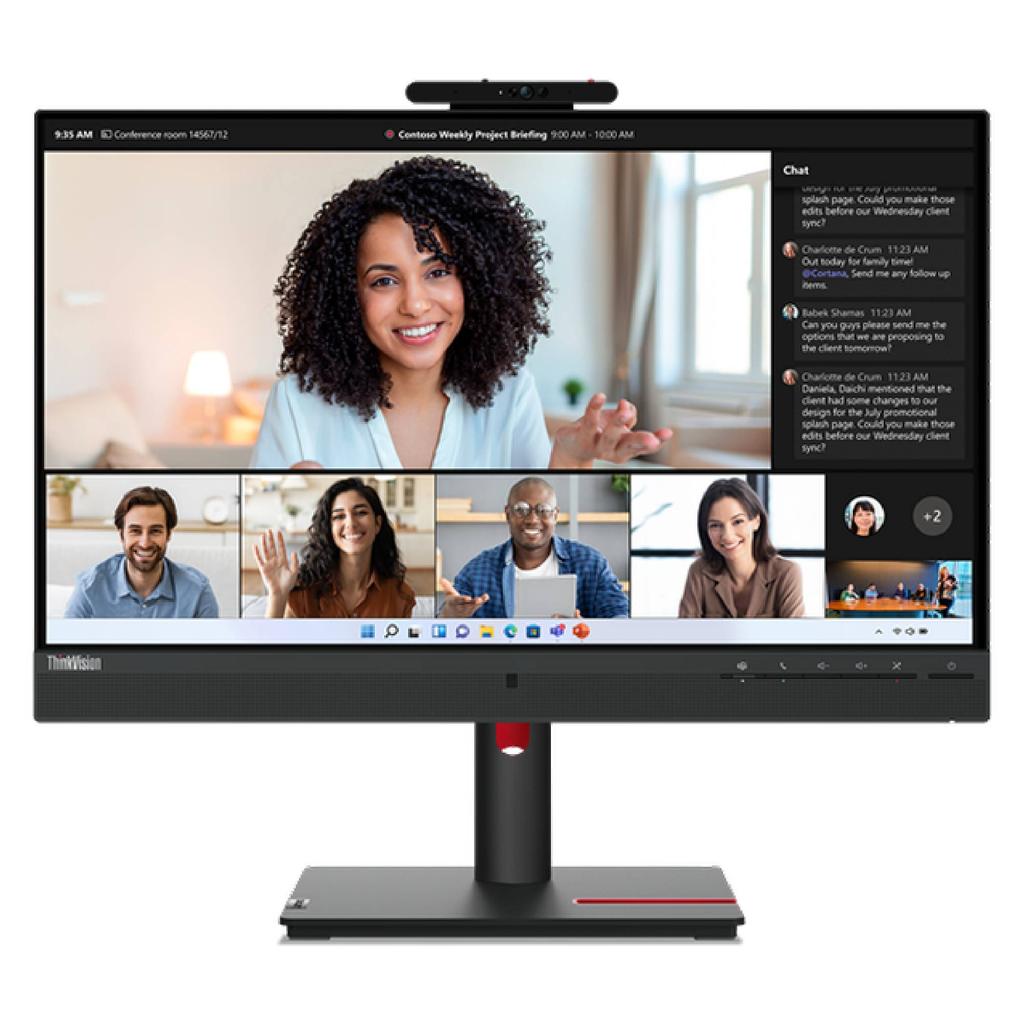 Lenovo 24-inch Monitor 1920 x 1080 LCD (Thinkvision T24Mv-30) Refurbished - Lenovo refurbished available on Backmarket